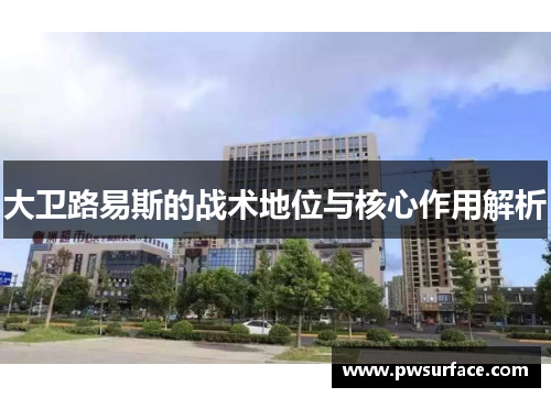 大卫路易斯的战术地位与核心作用解析